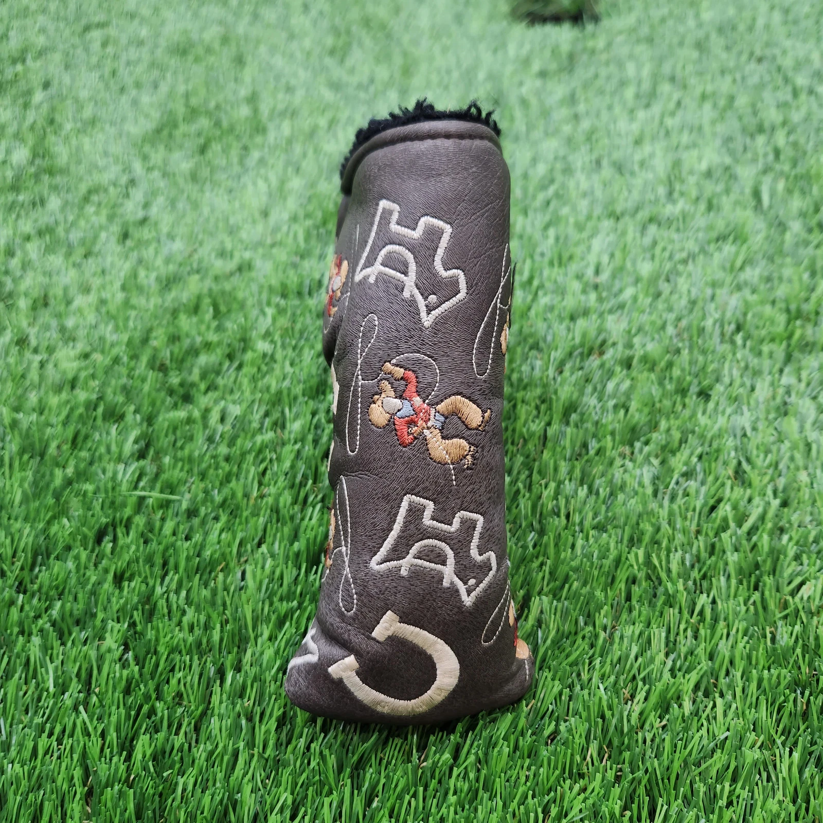 SCOTTY CAMERON FINAL MAJOR 2007 TUSLA,OKLA. PUTTER BLADE HEADCOVER GOOD