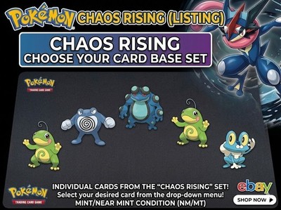 Chaos Rising Non Halo Base Set Cards-Choose Your Card