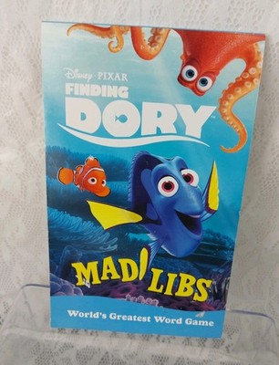 Disney Mad Libs Finding Dory World's Greatest Word Game Pixar Matheis Mickie