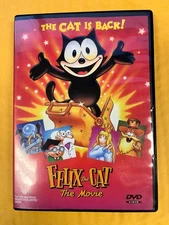 Felix the Cat: The Movie (DVD, 1988) Rare OOP Top Ten Media Cartoon,Pre-owned