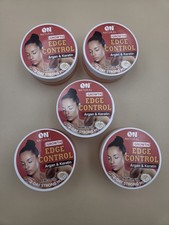 5x 1 Oz. On Natural Organic Edge Control Hair Gel, Argan and Keratin