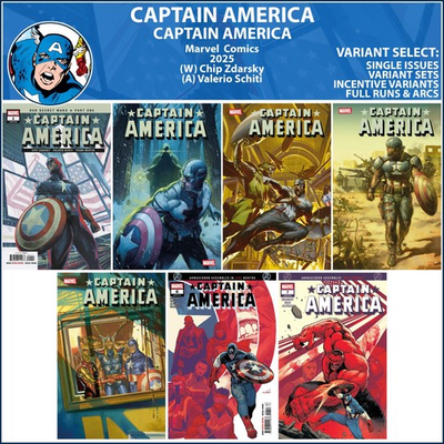 #ad Captain America 2025 #1 2 3 4 5 6 7 Marvel Comics COVER SELECT $109.88