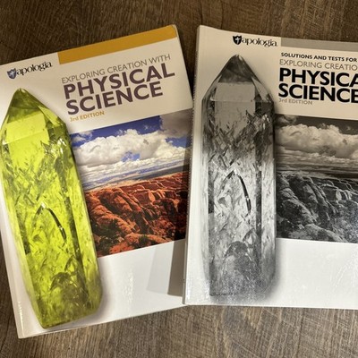 Apologia Physical Science 3rd Edition Student Textbook & Tests Solutions Manual