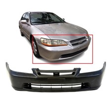 Front Bumper Cover For 1998-2000 Honda Accord Sedan W Fog Lights Holes
