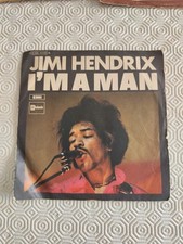 JIMI HENDRIX LP I'M A MAN LIVE ORIG ITALY 1970 45 Giri