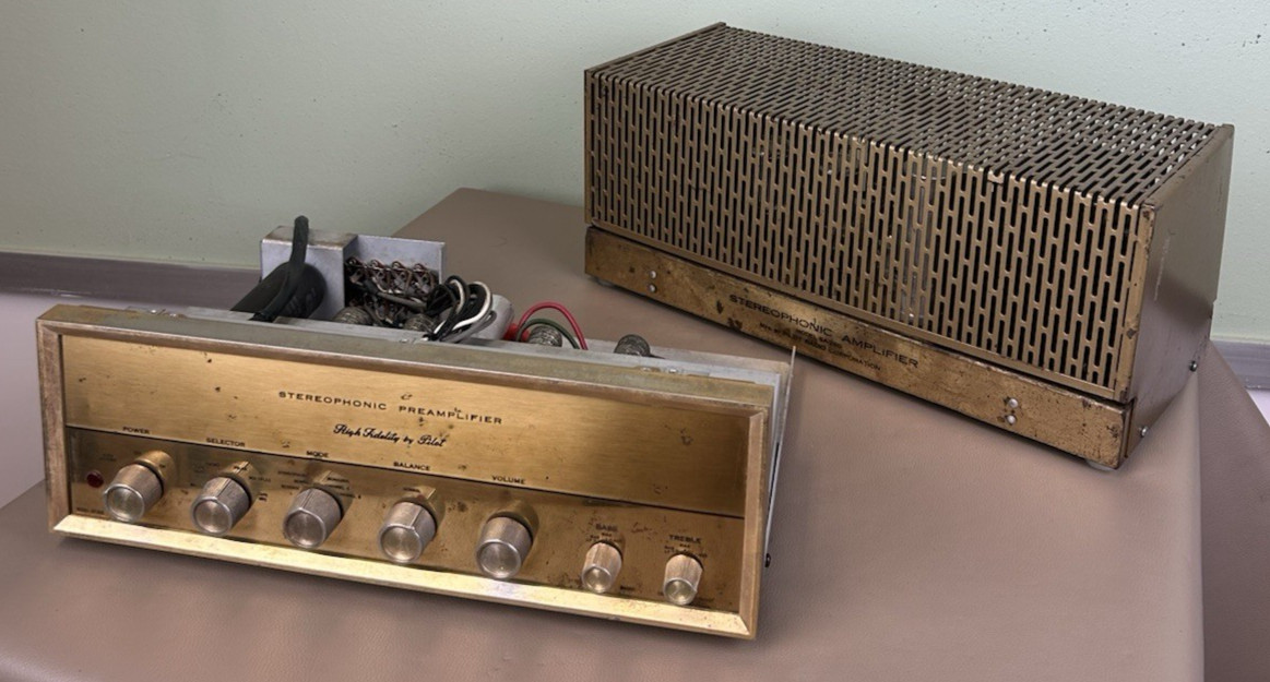 PILOT SP210 PREAMPLIFIER / 260 STEREO AMPLIFIER RESTORED