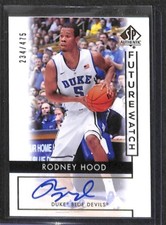 2014-15 Upper Deck SP Authentic Futurewatch Auto 96 Rodney Hood No 234 of 475