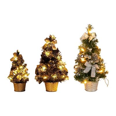 Mini Weihnachtsbaum mit Beleuchtung Wohndeko Weihnachtsgeschenk künstlich Weihnachten