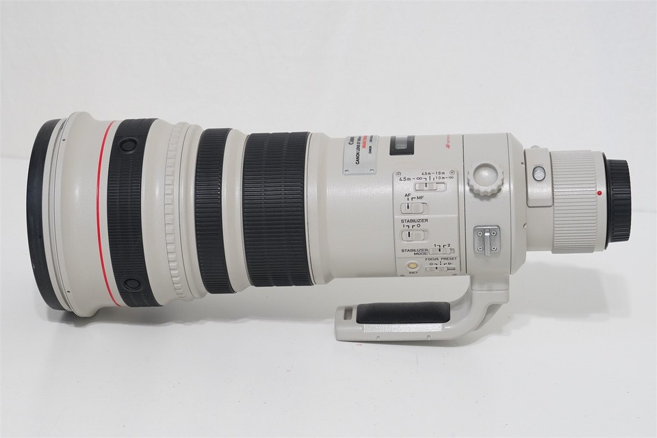 Canon EF 500mm f/4 L IS USM Lens EXCELLENT EOS DIGITAL Camera 5D R II