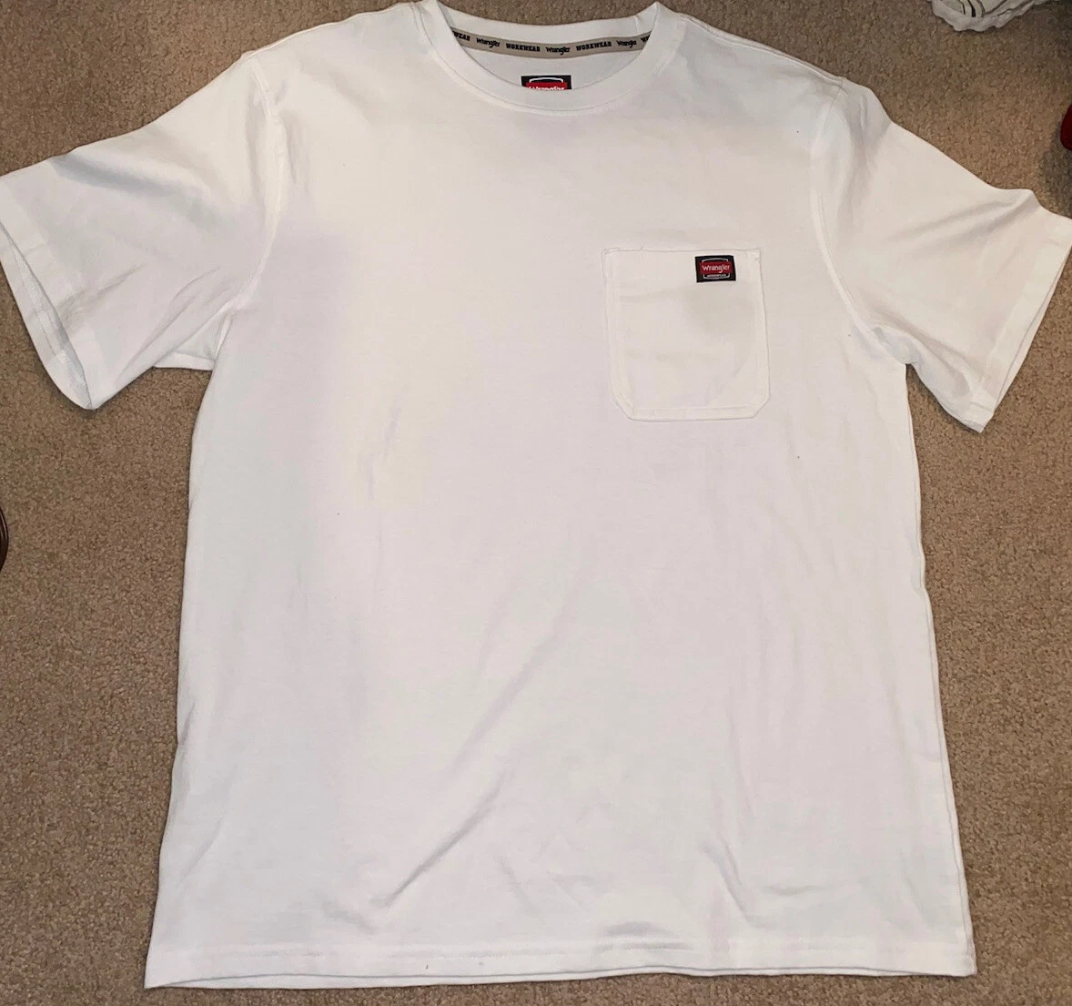 wrangler workwear pen pocket tee
