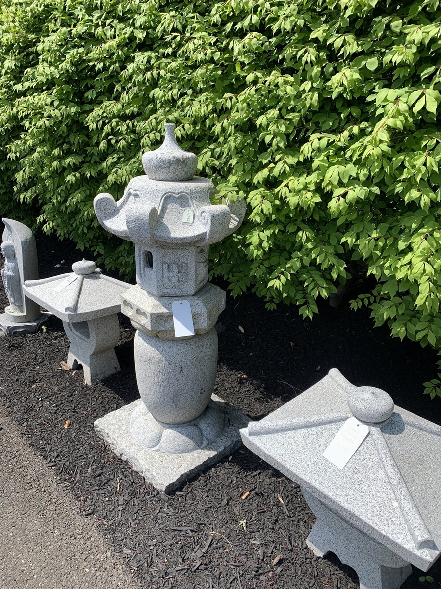 Pagoda 48” tall Japanese garden lantern Granite Stone | eBay