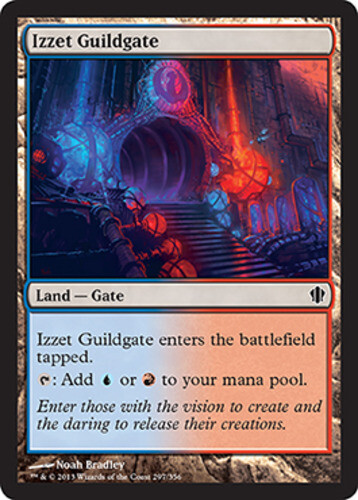 Izzet Guildgate x4 - Commander 2013 - NM-Mint, English - Commander 2013