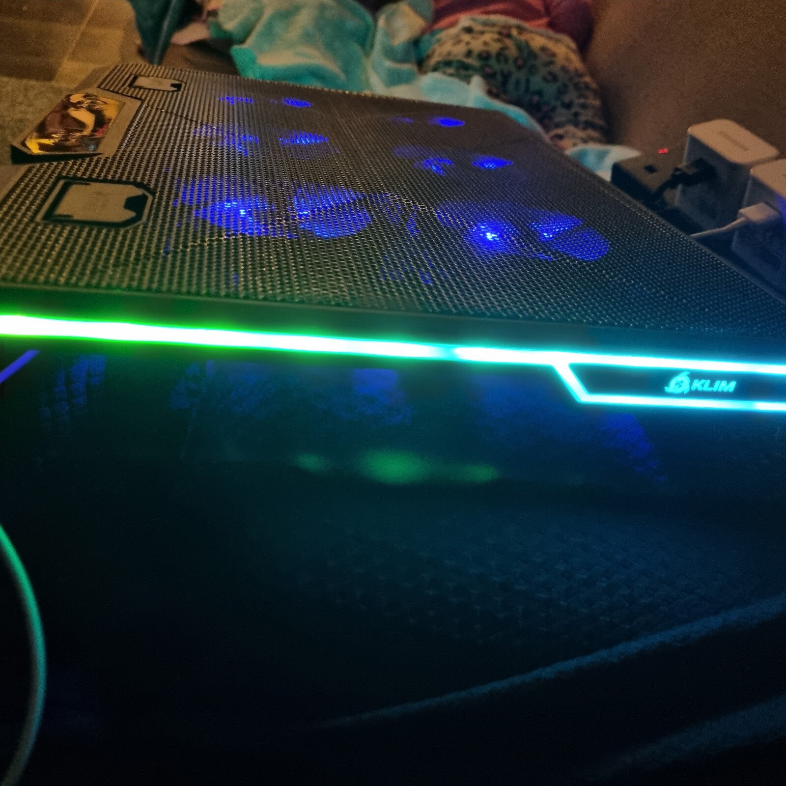 Klim Glacier 6 Fans Laptop Cooling Stand With Rgb BackLightning