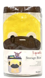 3 Sprouts Storage Bin, Monkey (794504675412)