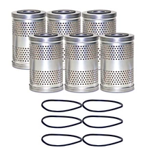 Wix Set of 6 Engine Motor Oil Filters For Chevrolet GMC Iso Studebaker StdAsp