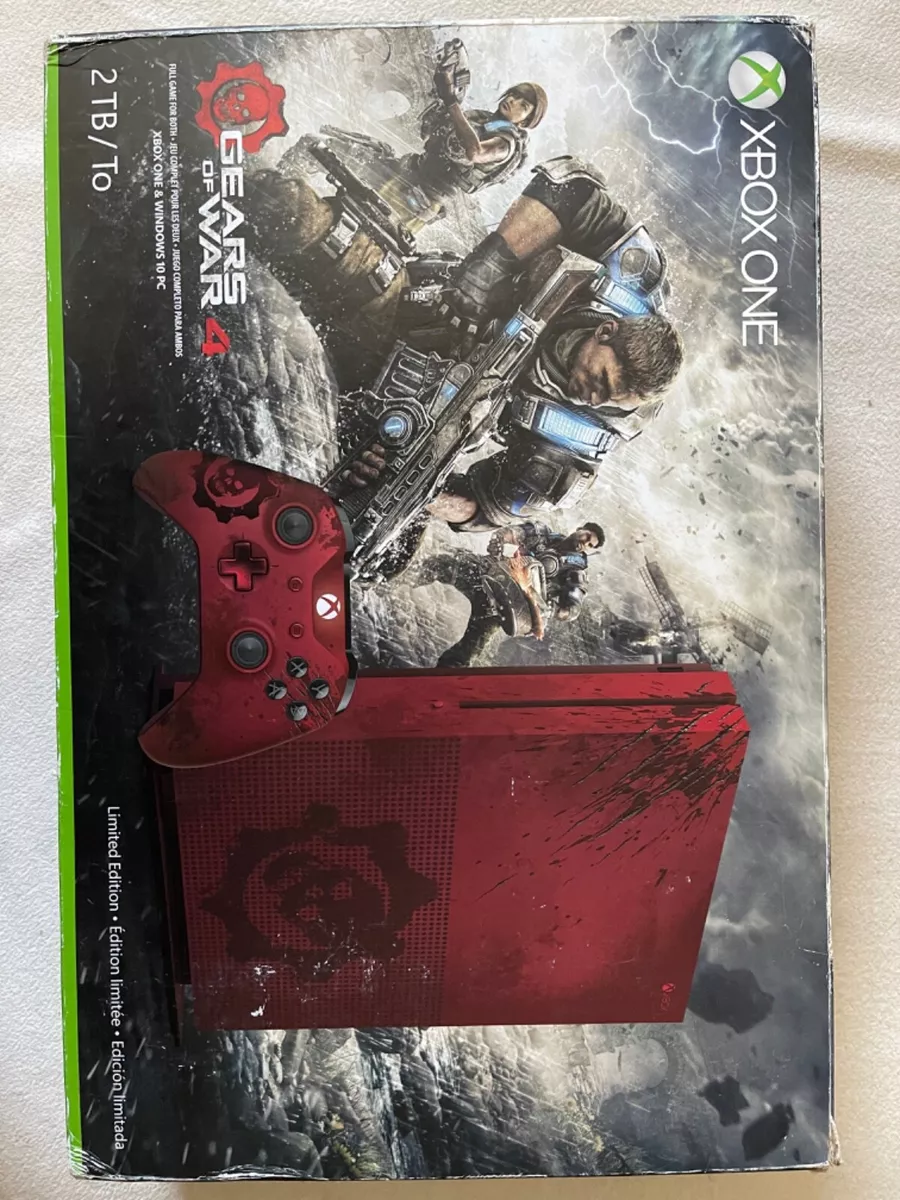 Microsoft Xbox One S 2tb Gaming Console Gears Of War Edition With