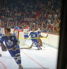 NORM ULLMAN & BRUCE GAMBLE Defend NET vs HABS 120mm Color NEGATIVE Maple LEAFS