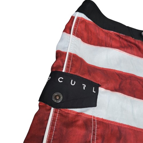 Rip Curl Board Shorts Mens 33 USA Flag Patriotic Fourth of July Swim Trunks - Picture 3 of 14