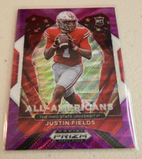 2021 Panini Prizm Draft Picks -All-American Purple Wave #192 Justin Fields (RC)