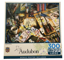 CREATIVE BIRDING AUDUBON 300 pc jigsaw puzzle EZ GRIP LG MASTER PIECES
