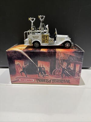 MATCHBOX MODELS OF YESTERYEAR 1932 FORD AA HIGH PRESSURE HOSE GUN GCFD YYM37634.