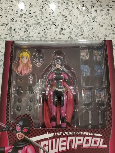 Mafex Medicom Marvel Deadpool Nr.083 Evil Gwenpool Nr. 083 Neu Factory Sealed - Bild 5 von 16