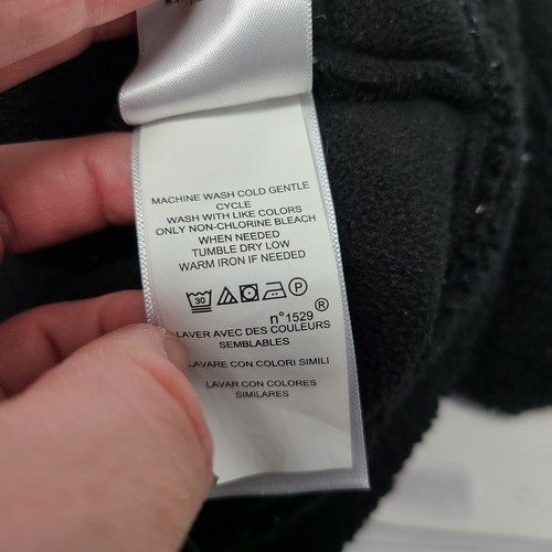 Polo Ralph Lauren donna full zip sherpa felpa con cappuccio nera taglia large PRL - Foto 11 di 12