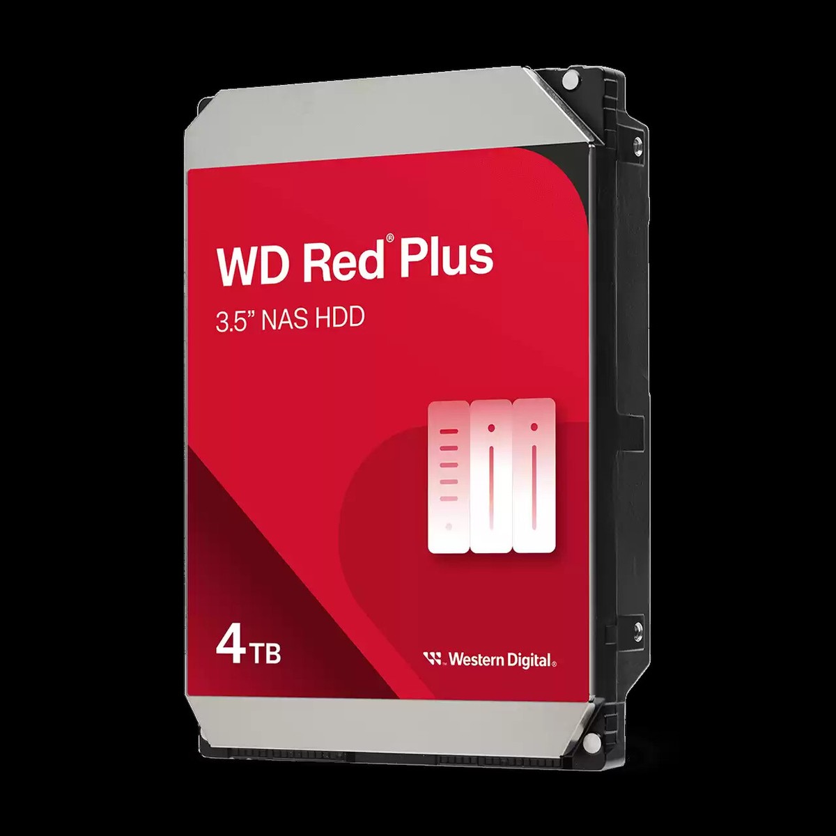 Western Digital 4TB WD Red Plus NAS SATA HDD Internal Hard Drive 