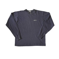 Vintage 90s Genesis I Can't Dance Longsleeve Shirt Progressive Art Rock Blue Tee