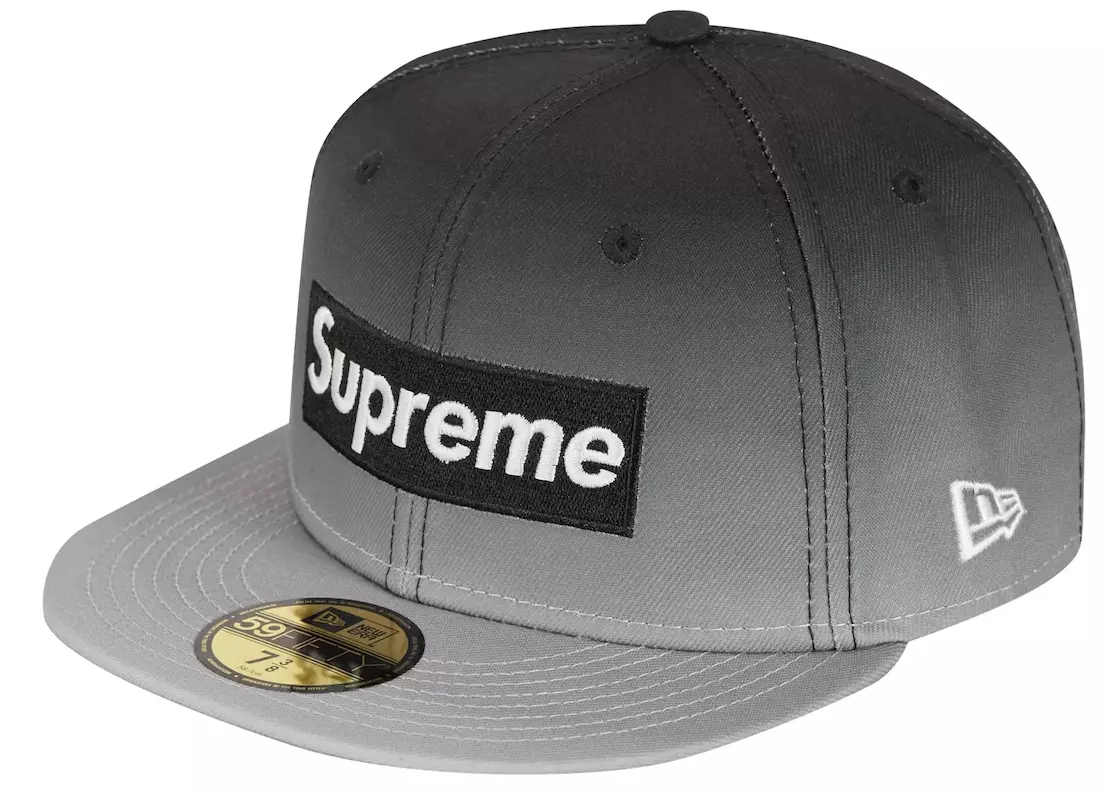 Supreme 2023 Ss Gradient Box Logo New Era Black 7 3/8 Hat All Brand New In  Hand | Ebay