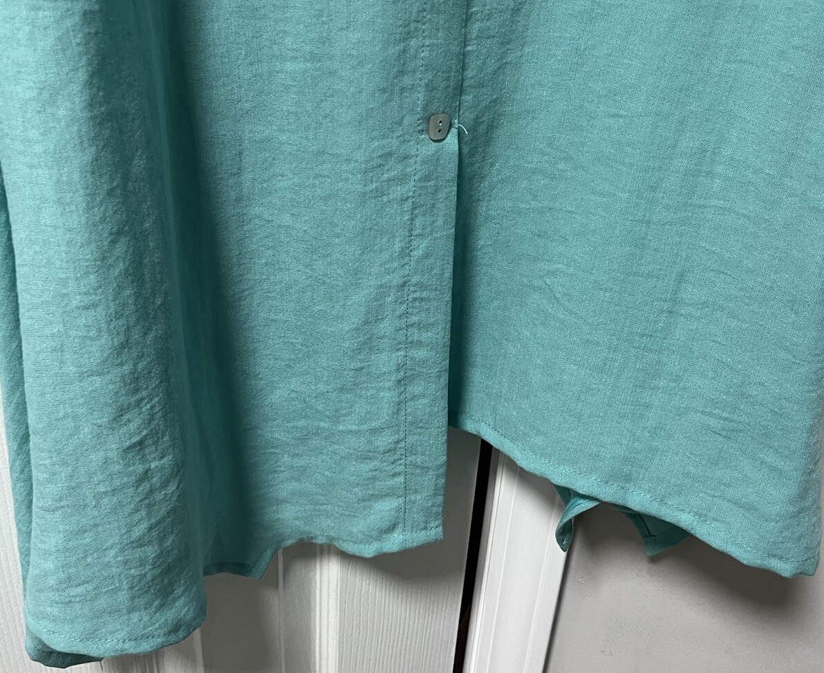 Fridaze Button Down Top Linen Redefined Whimsy Be… - image 6