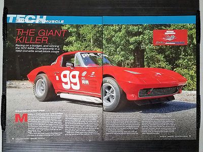 1963 Chevrolet Corvette Sting Ray Coupe  6-Page Original Article 