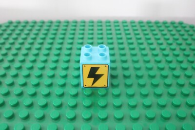 Duplo 2X2X2 Brick U PICK Print Image Count Part Pattern Photo Yellow Blue Black