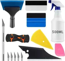 Herramienta Para Polarizar Ventana De Carro Auto Tinte Tint Tool Aplicación Kit