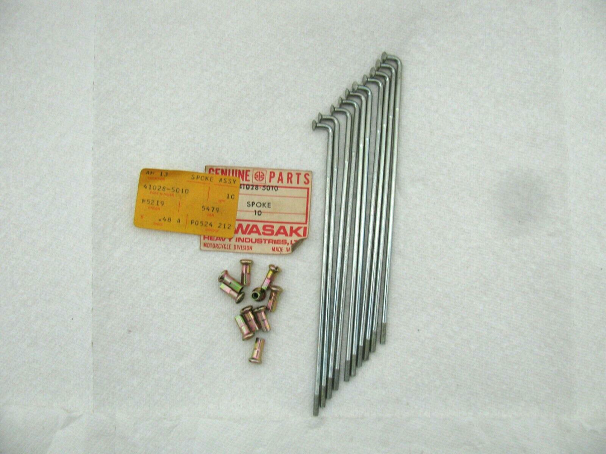 seri Kawasaki OEM Front Spokes 41028-5010 Set of 10 | eBay