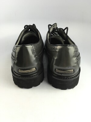 Kenneth Cole Collection Rig Wall Dark Gray Leather Wingtip  display picture 1