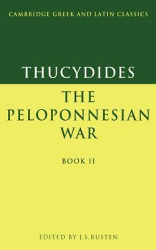 Thucydides: The Peloponnesian War Book II Thucydides Rusten Paperback