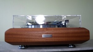 Thorens TD 125 MKII - Carbon Tonarm - Vollholz Mahagoni - revidiert - 25 kg