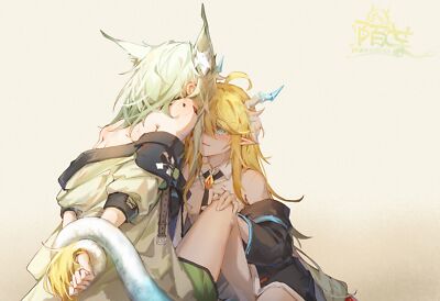 Anime Girls Arknights Moyu Marginal Kaltsit  Gaming Mat Desk 47966