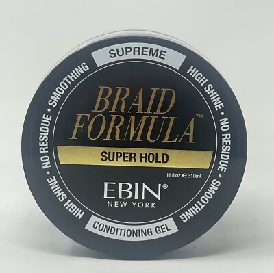 Ebin New York Lock'N Conditioning Gel Braid Formula Super Hold (11 oz)