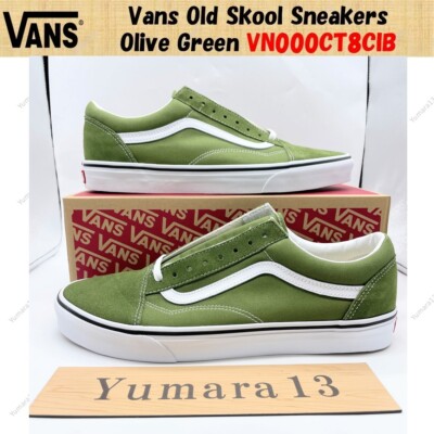 Vans Old Skool Sneakers Olive Green VN000CT8CIB Men's Size