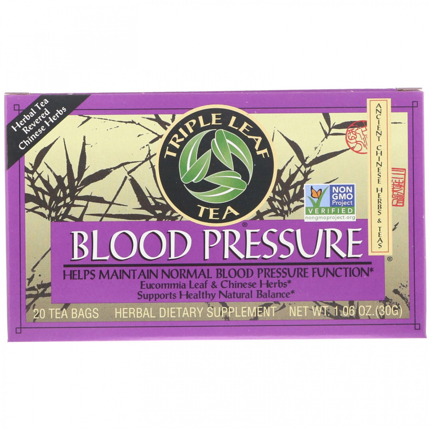 , Blood Pressure, 20 Tea Bags, 1.06 Oz (30 G)