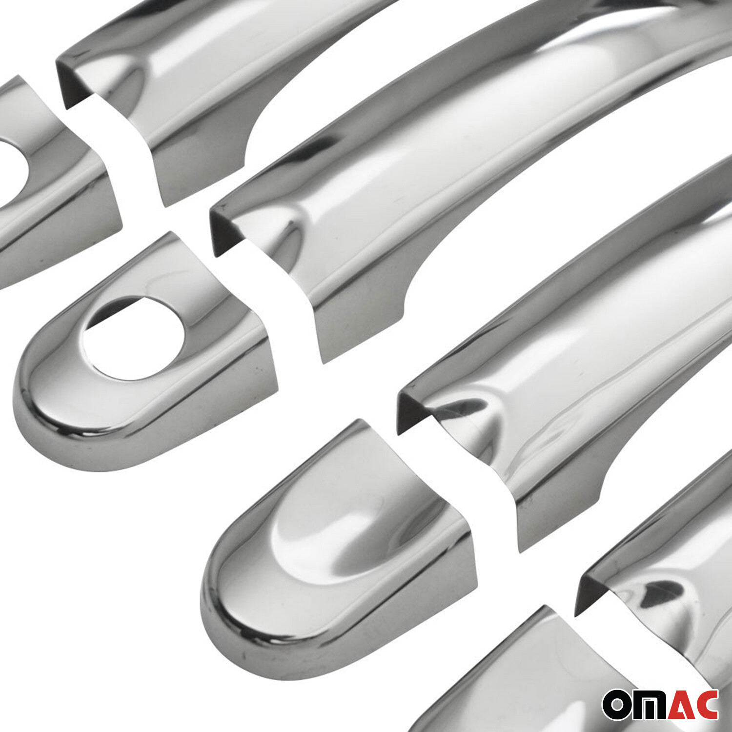 Couverture De Miroir Chromé 2 Pcs INOXY Pour PEUGEOT 307 / 407