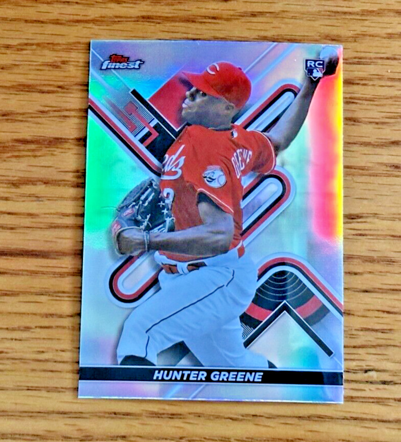 HUNTER GREENE 2022 Topps Finest #69 Rookie RC Refractor