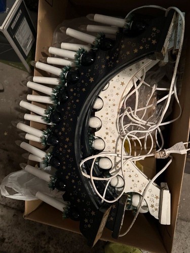 4x weihnachtsleuchter 10 Elektrische Kerzen Leuchter - Bild 3 von 3