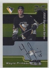 2002-03 ITG BAP SIGNATURE 2001-02 BUYBACK GOLD AUTO WAYNE PRIMEAU Autograph #014