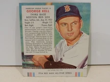 George Kell - 1954 Red Man All-Star Series/Boston Red Socks - Baseball Card