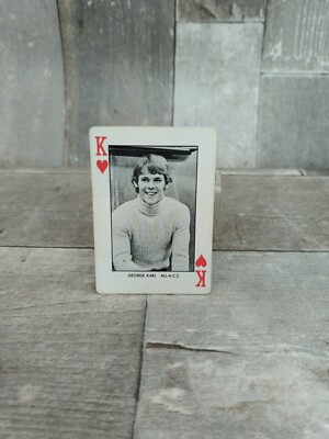 Vtg 1973-74 North Carolina Playing Cards Blue Back George Karl  HOF