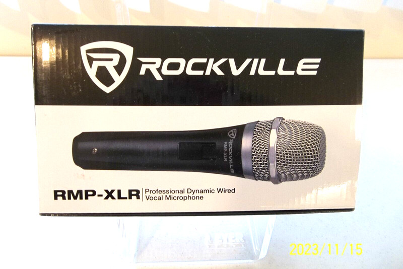 Microphone Rockville RMP-XLR Handheld Wired Sound Systems New