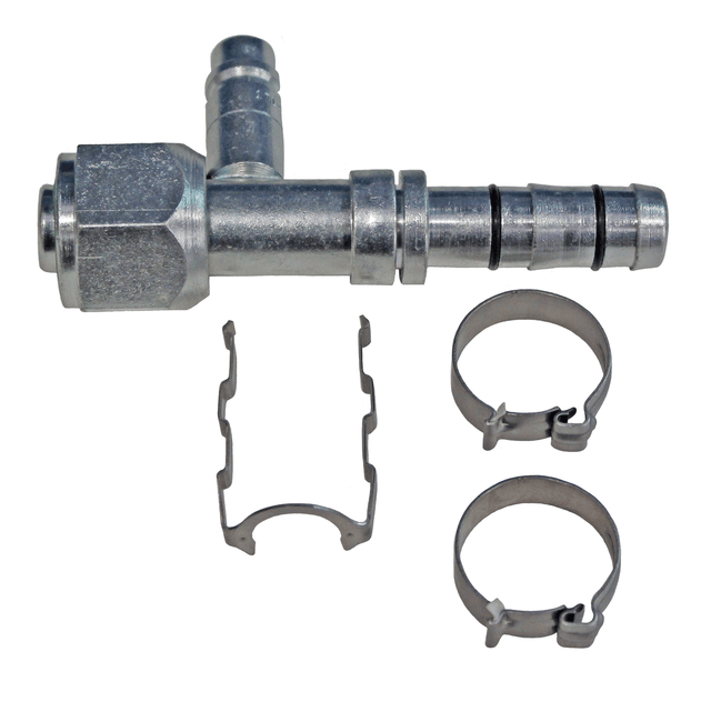 Automotive AC Hose Fitting EZ Clip #8 Female 90 Switch Port 70R8998